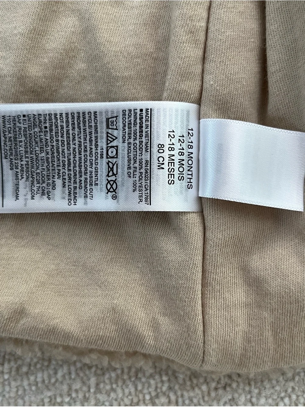 GAP Teddy Fleece Hooded Vest